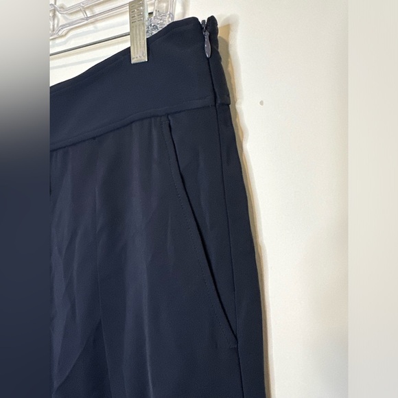 POLO RALPH LAUREN Wide Leg Stretch Pant Casual Pants Crepe High Waist Size 12 - Picture 4 of 6